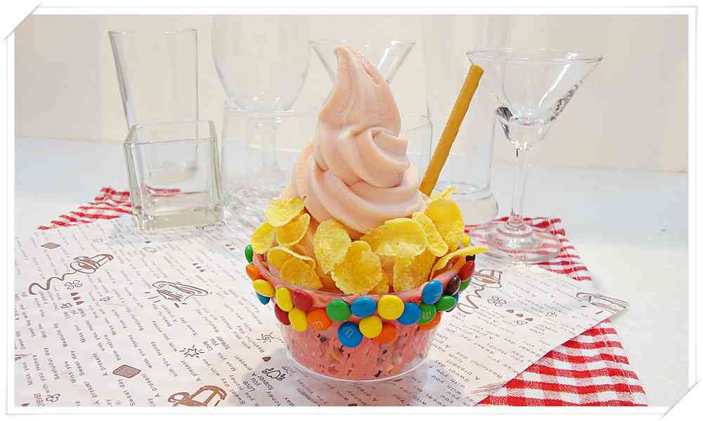 優格霜淇淋粉-紅麴風味(I002-YRY)